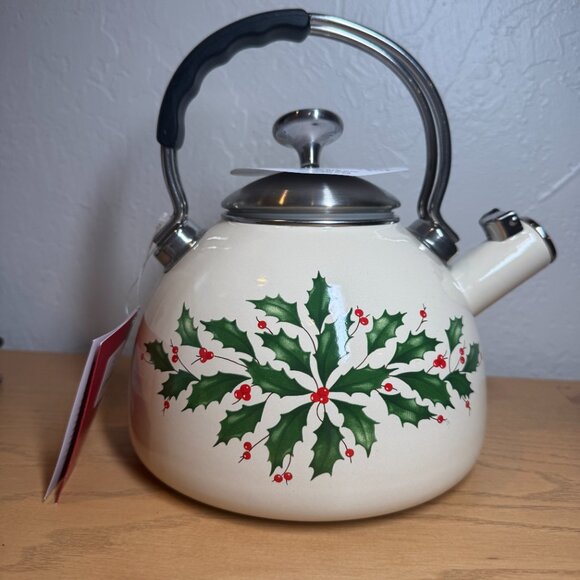 Lenox‎ Holiday Christmas Tea Kettle - Picture 9 of 9